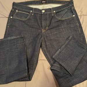 Mens Hudson dark denim jeans. Size 36
